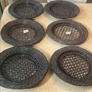 Centrum 13” Rattan Charger Plate (6)